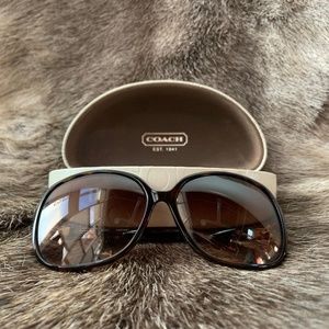 Coach  Amber Horn Sunglasses